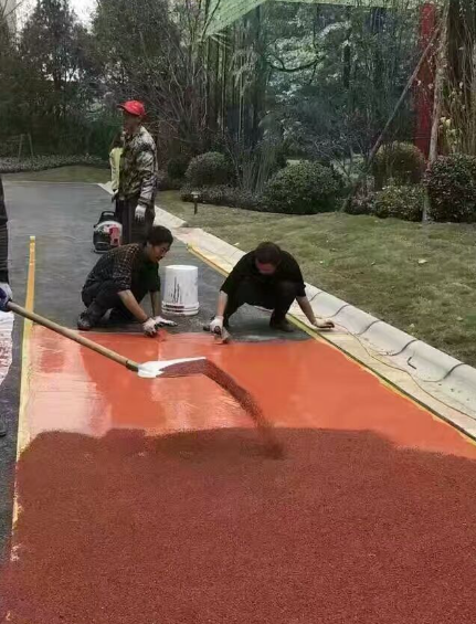 仙桃彩色路面改色是提升路面美观性