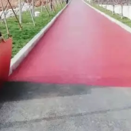 仙桃​ 彩色路面喷涂翻新是一种低成本
